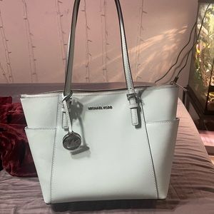 Gorgeous baby blue Michael Kors purse